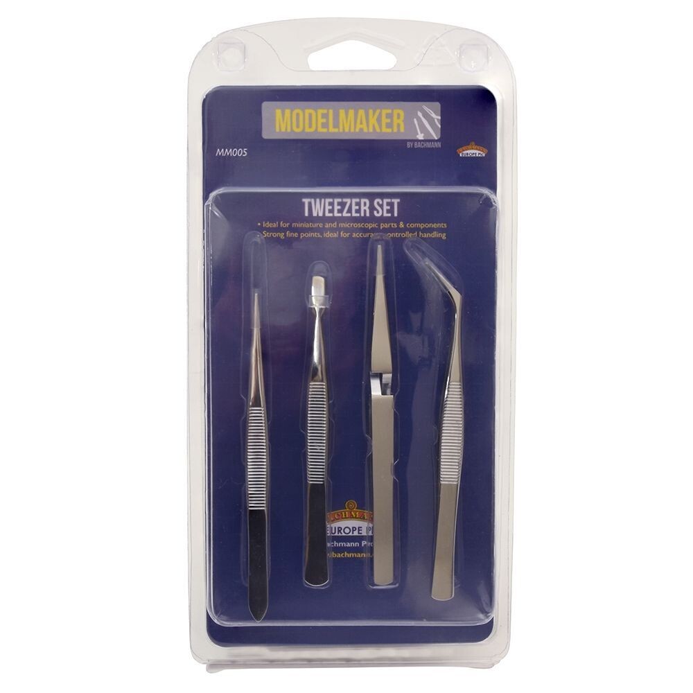 ModelMaker MM005 Tweezer Set (4 Pcs)