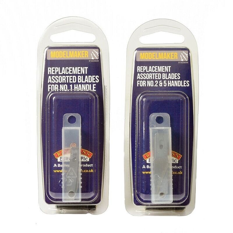 ModelMaker MM015 Replacement Assorted Modelling Knife Blades For No. 2 and 5 Handles