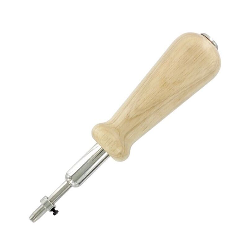 ModelMaker MM022 Wooden-Handled Model Railway Pin Pusher with Depth Stop