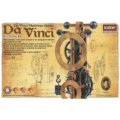 Academy 18150 Da Vinci Clock Plastic Model Kit