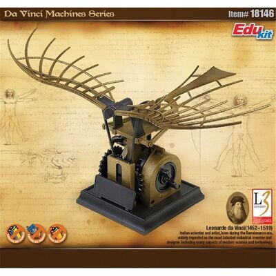 Academy 18146 Da Vinci Flying Machine Plastic Model Kit