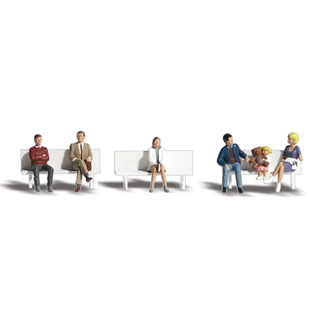 Woodland Scenics A1861 Bus Stop People HO/OO Scale