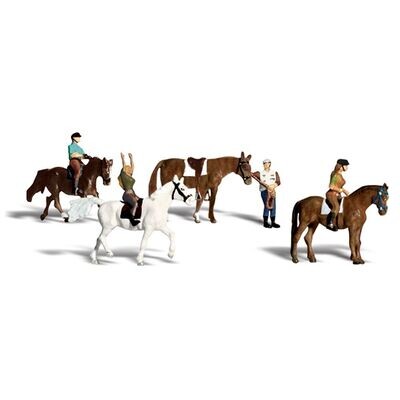 Woodland Scenics A1889 Horseback Riders HO/OO Scale
