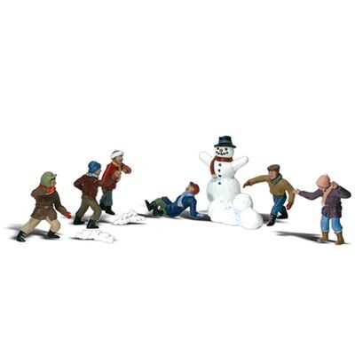 Woodland Scenics A1894 Snowball Fight HO/OO Scale