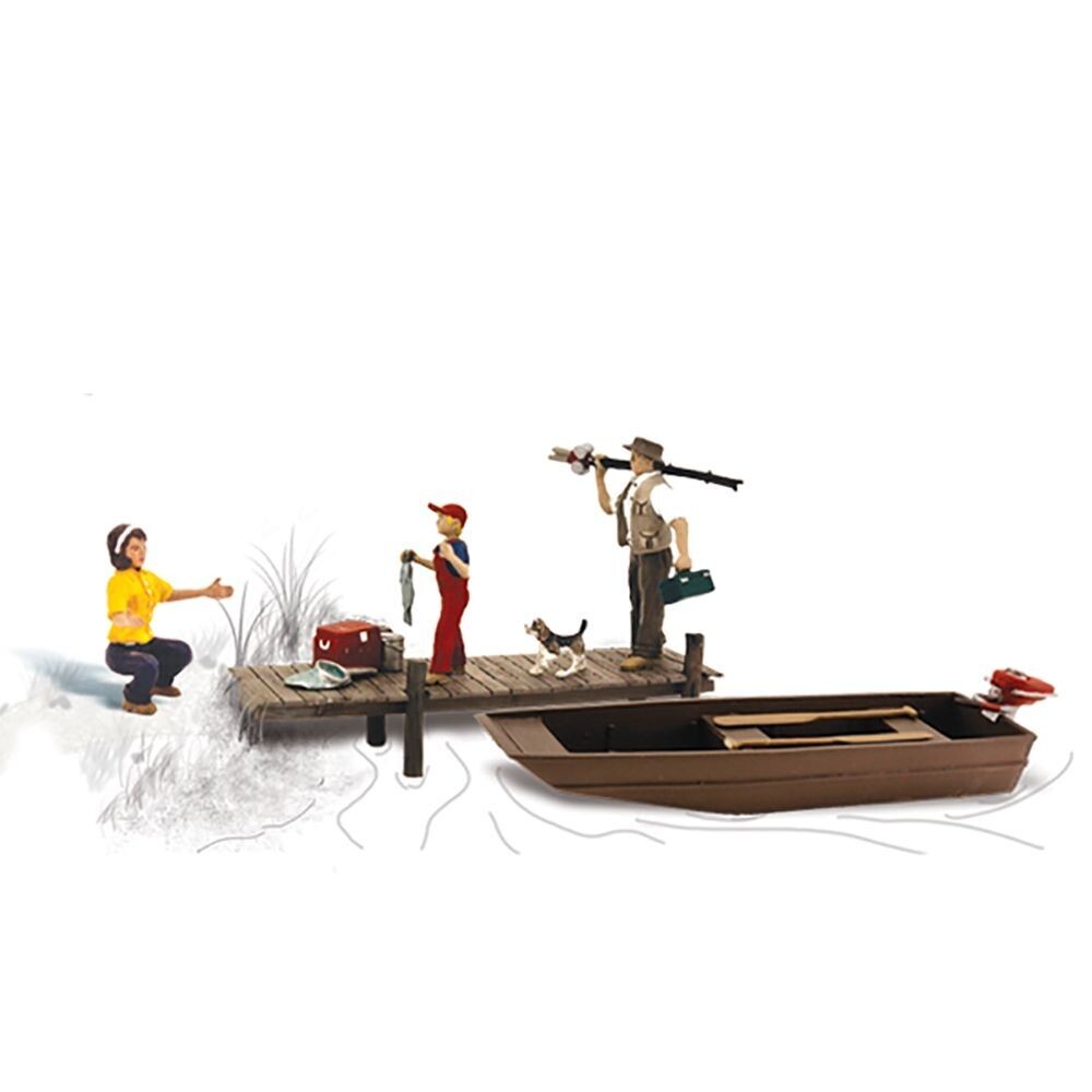 Woodland Scenics A1923 Family Fishing HO/OO Scale