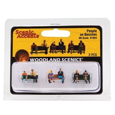 Woodland Scenics A1924 People on Benches HO/OO Scale