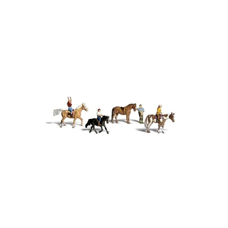 Woodland Scenics A2159 Horseback Riders N Scale