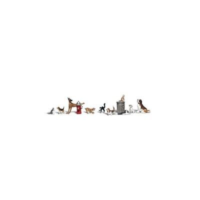 Woodland Scenics A2140 Dogs & Cats N Scale