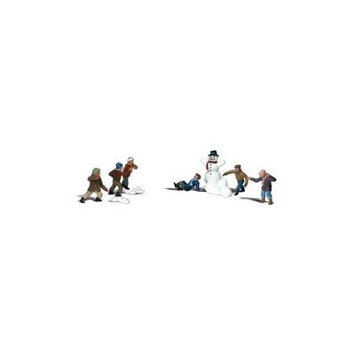 Woodland Scenics A2183 Snowball Fight N Scale