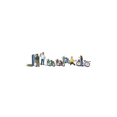 Woodland Scenics A2194 Bicycle Buddies N Scale