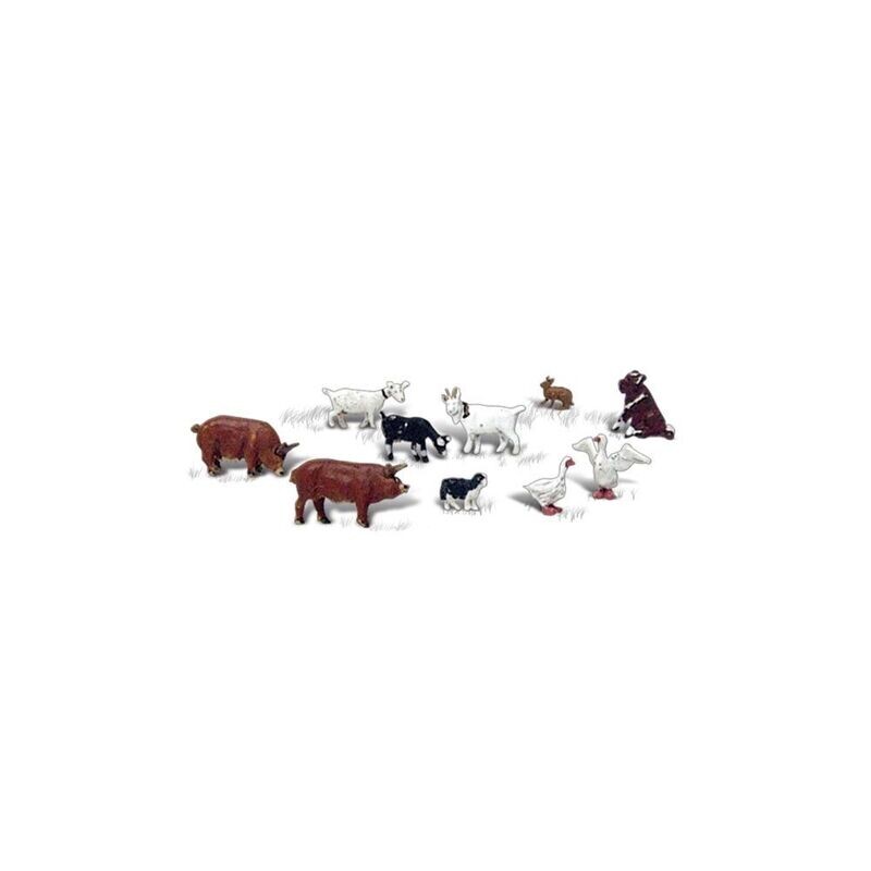 Woodland Scenics A2202 Barnyard Animals N Scale