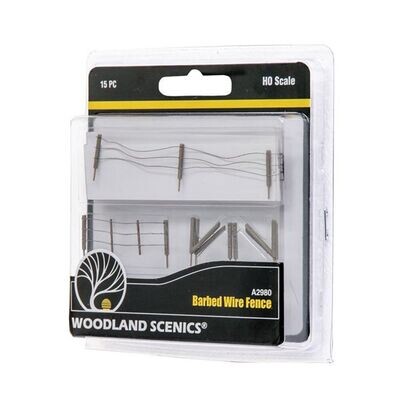 Woodland Scenics A2980 Barbed Wire Fence HO/OO Scale