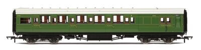 Hornby R4768A-PO Maunsell corridor brake third 3779 in SR olive green