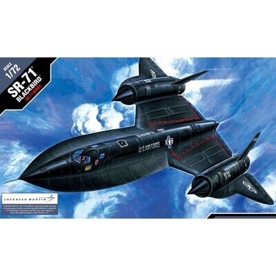 Academy 12448 SR-71 Blackbird 1:72 Scale Plastic Model Kit