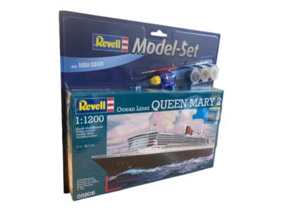Revell 05808 Queen Mary 2 1:1200 Scale Plastic Model Kit