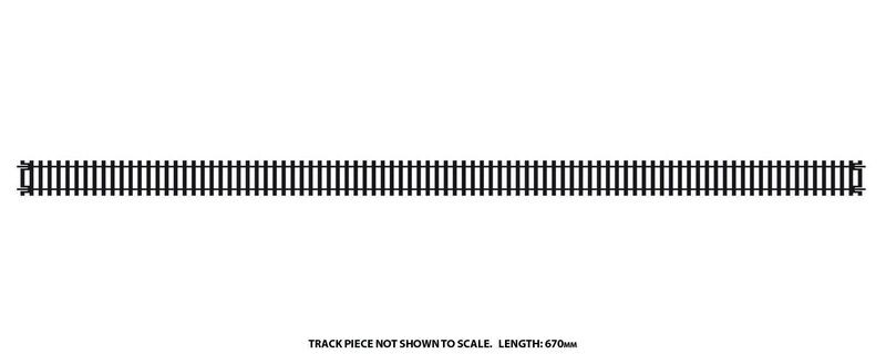 Hornby R603 Long Straight 670mm Track OO/HO Gauge