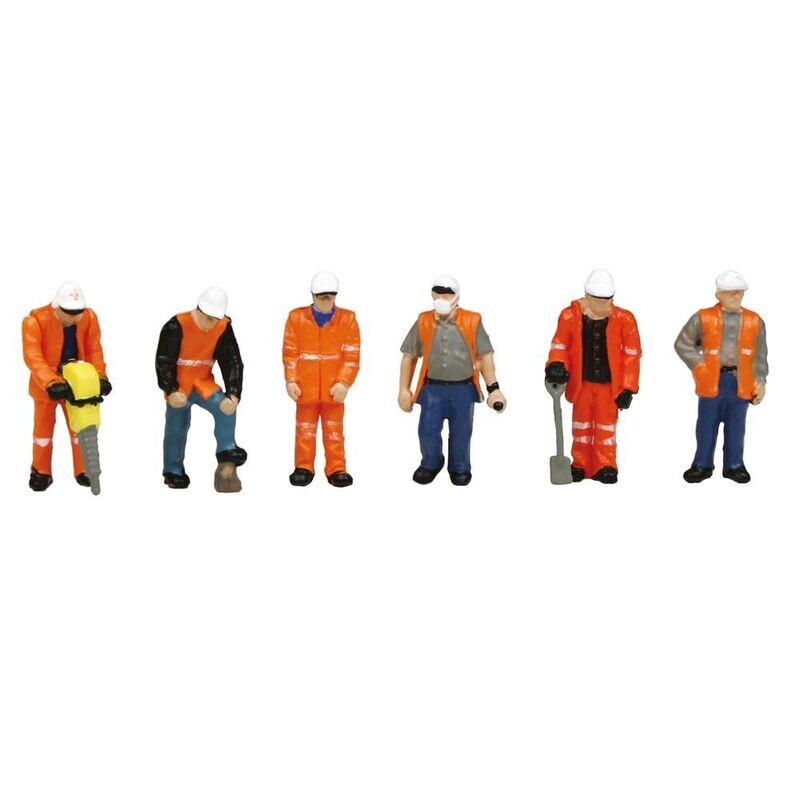 Bachmann 36-049 Trackside Workers Figures x 6 OO/HO Gauge