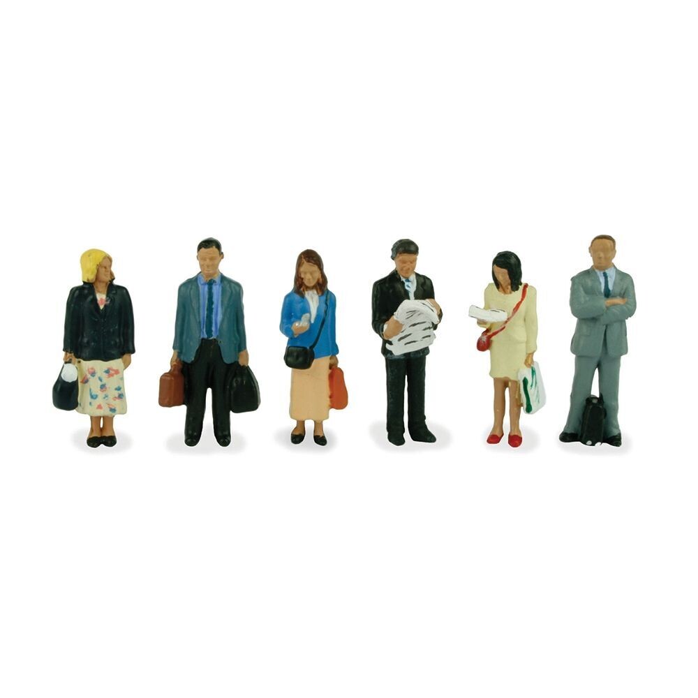 Bachmann 36-044 Station Passengers Standing Figures x 6 OO/HO Gauge