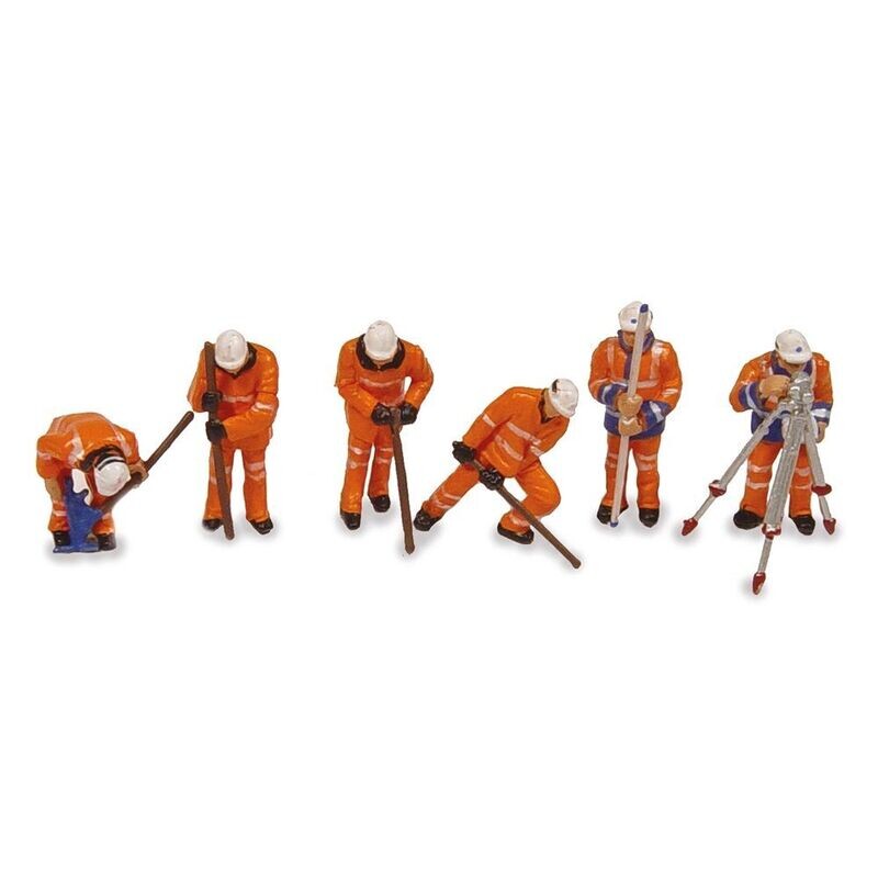 Bachmann 36-050 Permanent Way Workers x 6 OO/HO Gauge