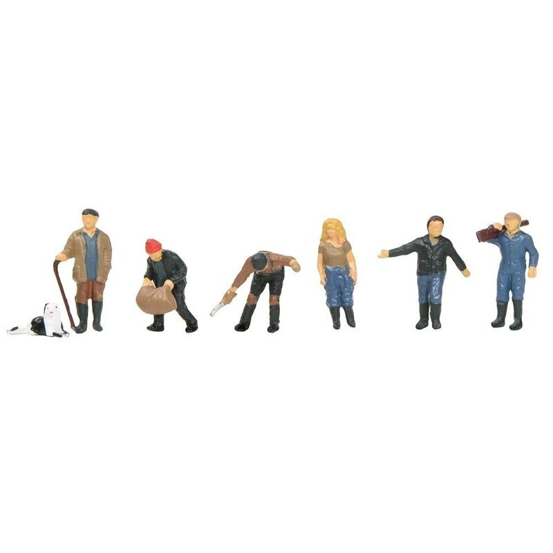 Bachmann 36-412 Modern Farming Figures x 6 OO/HO Gauge