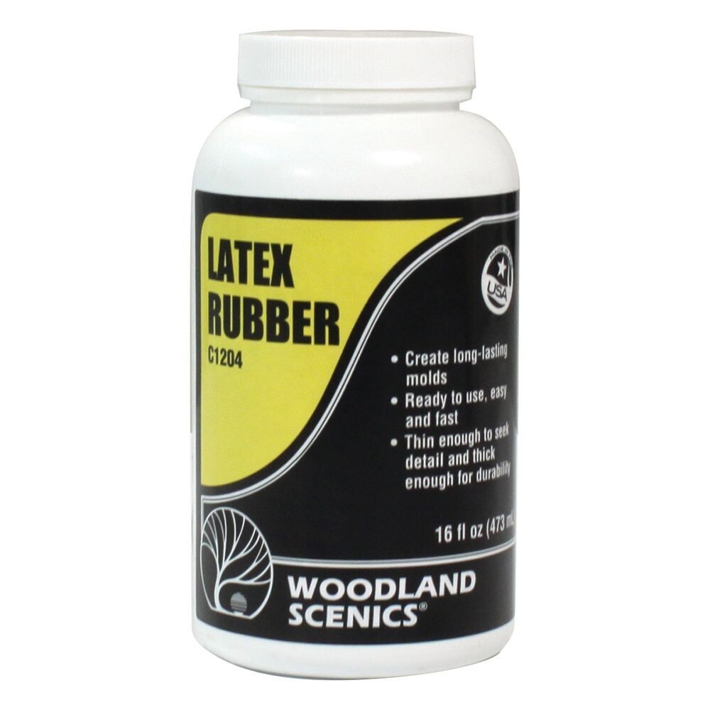 Woodland Scenics C1204 Latex Rubber  16 fl oz.