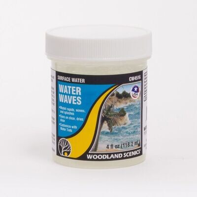 Woodland Scenics CW4516 Water Waves Surface Water 4 fl oz (118.2 mL)
