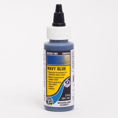 Woodland Scenics CW4519 Navy Blue Water Tint 2 fl oz (59.1 mL).