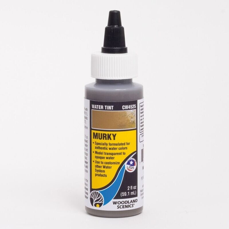 Woodland Scenics CW4525 Murky Water Tint 2 fl oz (59.1 mL).