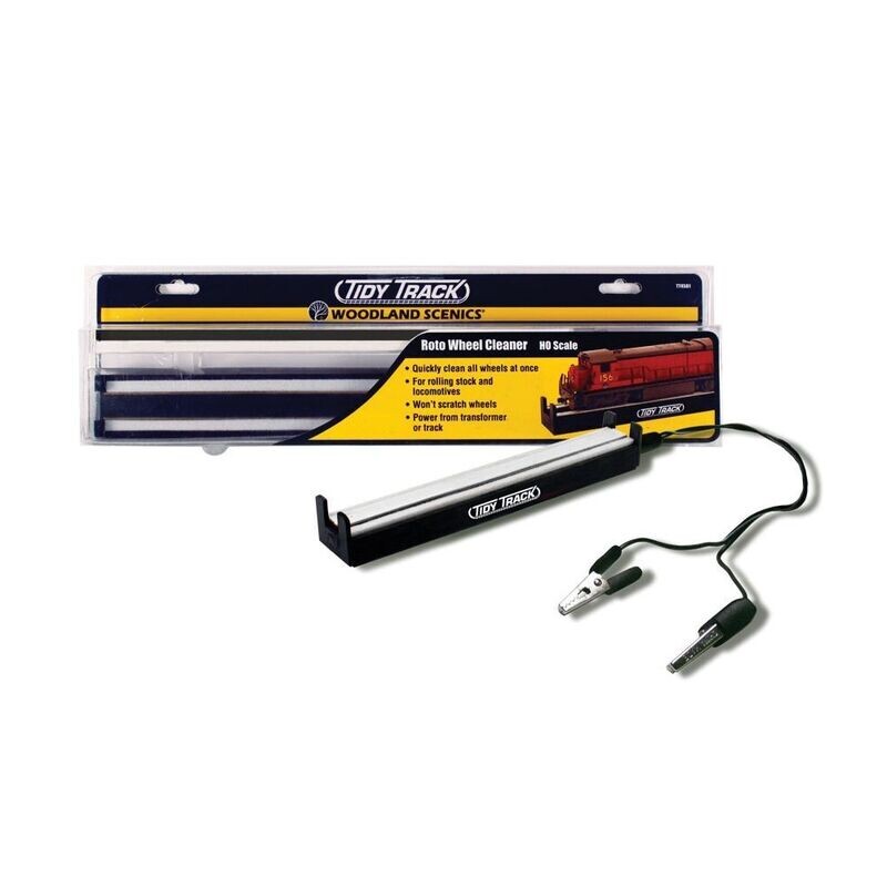 Woodland Scenics Tidy Track TT4561 Roto Wheel Cleaner™  Kit- HO/OO Scale