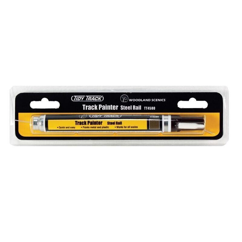 Woodland Scenics Tidy Track TT4580 Track Painter - Steel Rail 10 mL (0.33 fl oz)