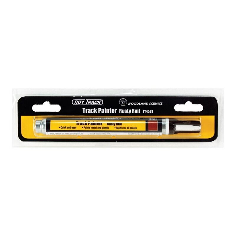 Woodland Scenics Tidy Track TT4581 Track Painter - Rusty Rail 10 mL (0.33 fl oz)