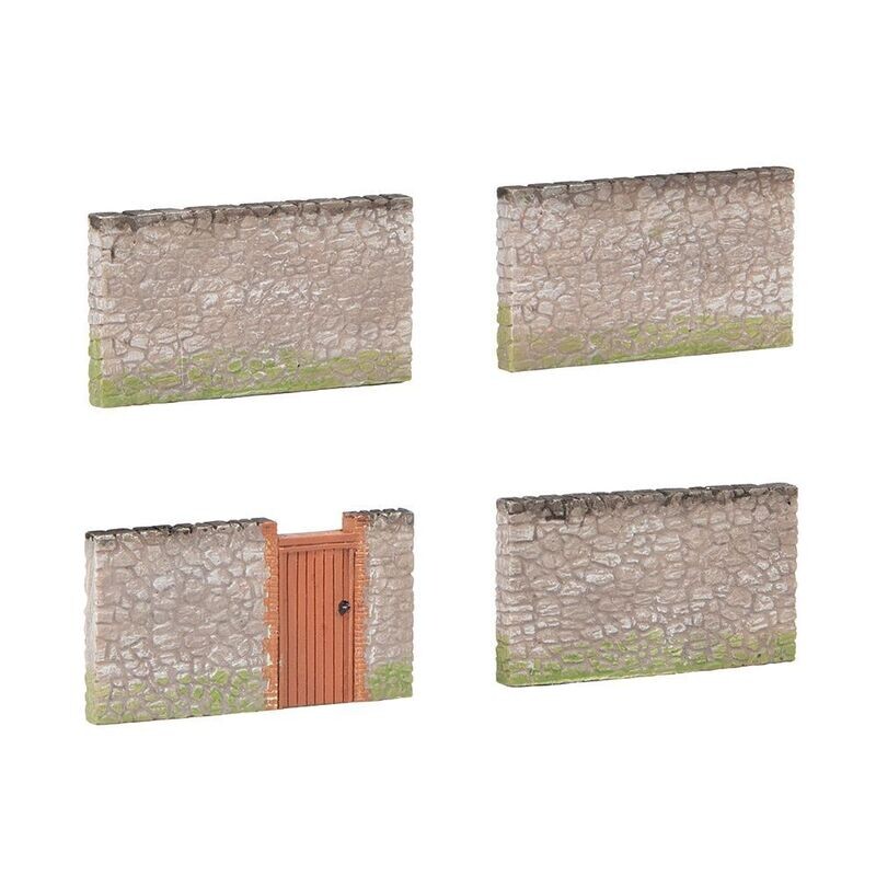 Graham Farish 42-288 Scenecraft Urban Stone Walling (x4) N Gauge