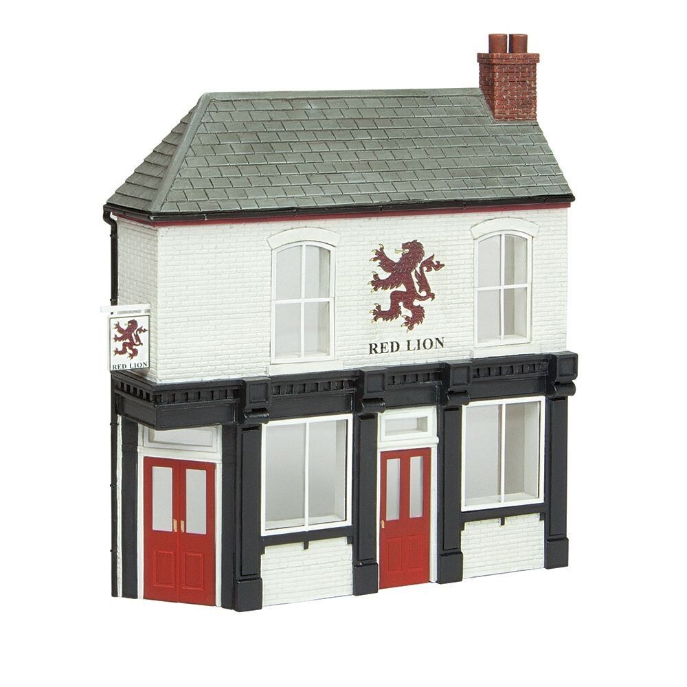 Bachmann 44-0201 Scenecraft Low Relief Corner Pub 'Red Lion' OO/HO Gauge