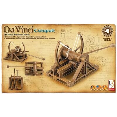 Academy 18137 Da Vinci Catapult Plastic Model Kit