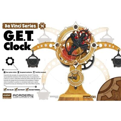 Academy 18185 Da Vinci G.E.T. Clock Plastic Model Kit
