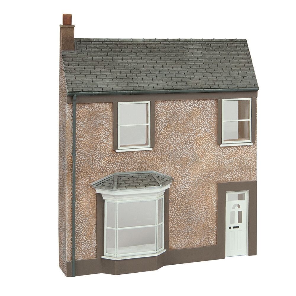 Bachmann 44-0203 Scenecraft Low Relief Pebble Dash Terrace House OO/HO Gauge