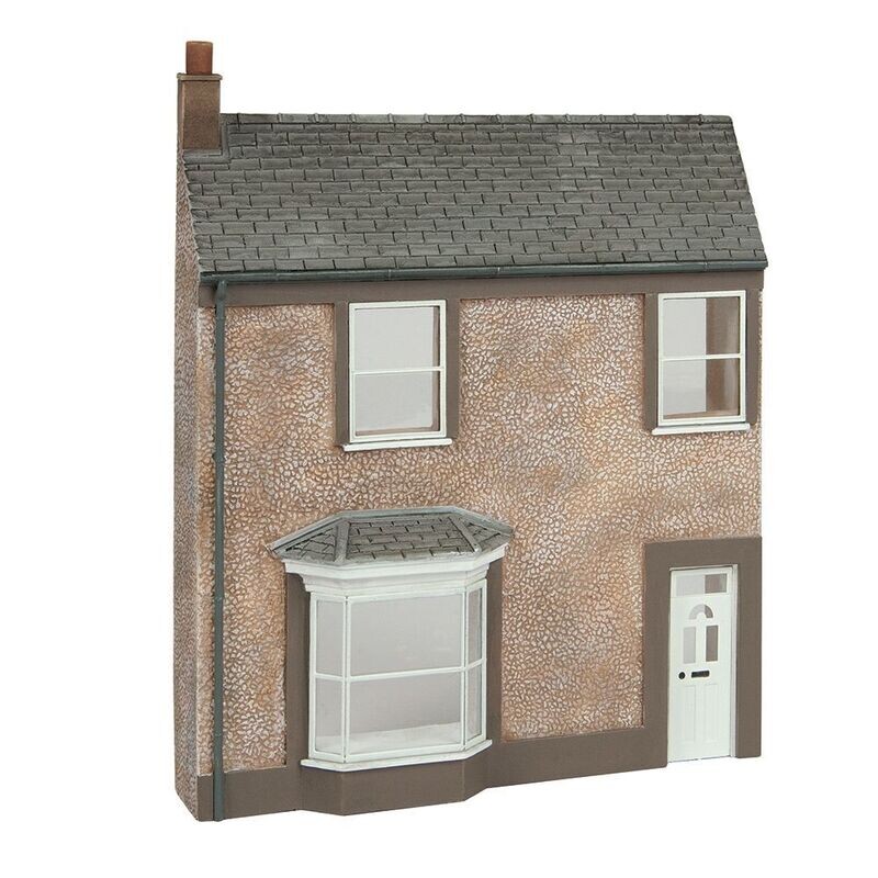 Bachmann 44-0203 Scenecraft Low Relief Pebble Dash Terrace House OO/HO Gauge