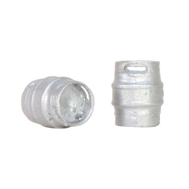 Bachmann Scenecraft 44-520  Metal Beer Kegs (x10) OO/HO Gauge