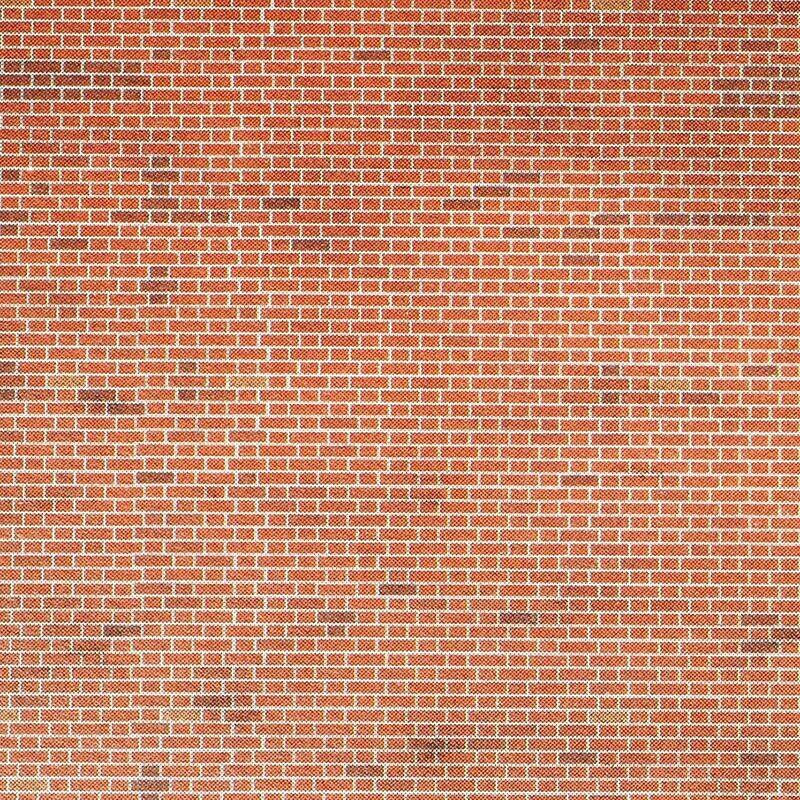 Metcalfe PN900 N Scale Red Brick Sheets