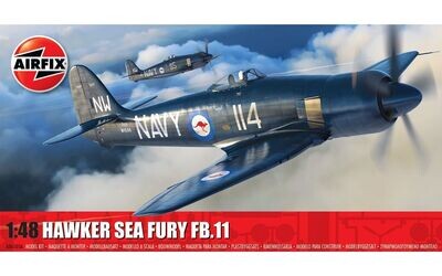 Airfix A06105A Hawker Sea Fury FB.11 1:48 Scale Plastic Model Kit