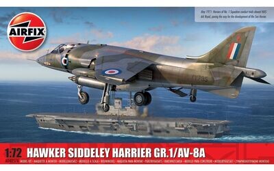 Airfix A04057A Hawker Siddeley Harrier GR.1/AV-8A 1:72 Scale Plastic Model Kit