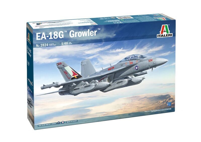 Italeri 2824 EA-18G Growler 1:48 Scale Plastic Model Kit