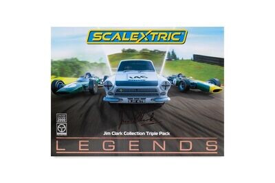 Scalextric C4395A The Legend of Jim Clark Triple Pack Slot Cars