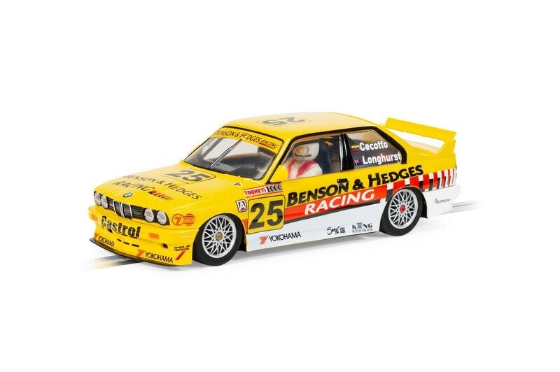 Scalextric C4401 BMW E30 M3 - Bathurst 1000 1992 - Longhurst + Cecotto Slot Car