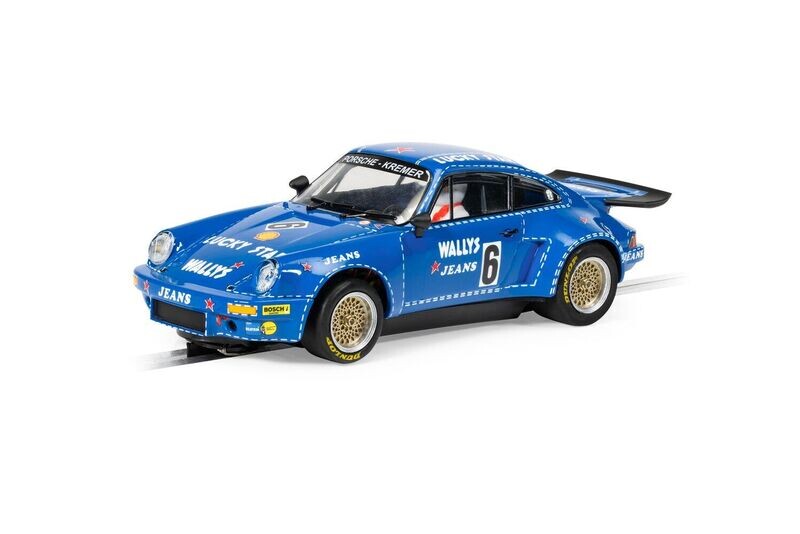 Scalextric C4398 Porsche 911 Carrera RSR 3.0 - Wallys Jeans Slot Car