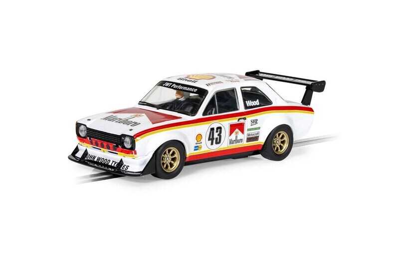 Scalextric C4421 Ford Escort MK1 RSR - Lea Wood Slot Car