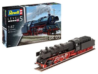 Revell 02166 Express Locomotive BR 03 1:87 Scale Plastic Model Kit