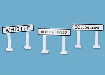 Modelscene by Peco 5052 Track Signs Kit OO/HO Gauge
