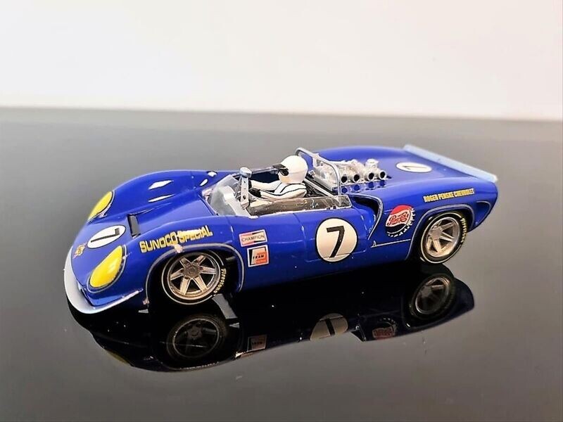 Thunderslot Lola T70 Can-Am No.7 Mark Donohue Nassau Trophy Race 66 CA00205S-W Slot Car