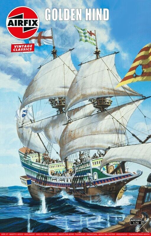 Airfix A09258V Golden Hind 1:72 Scale Plastic Model Kit